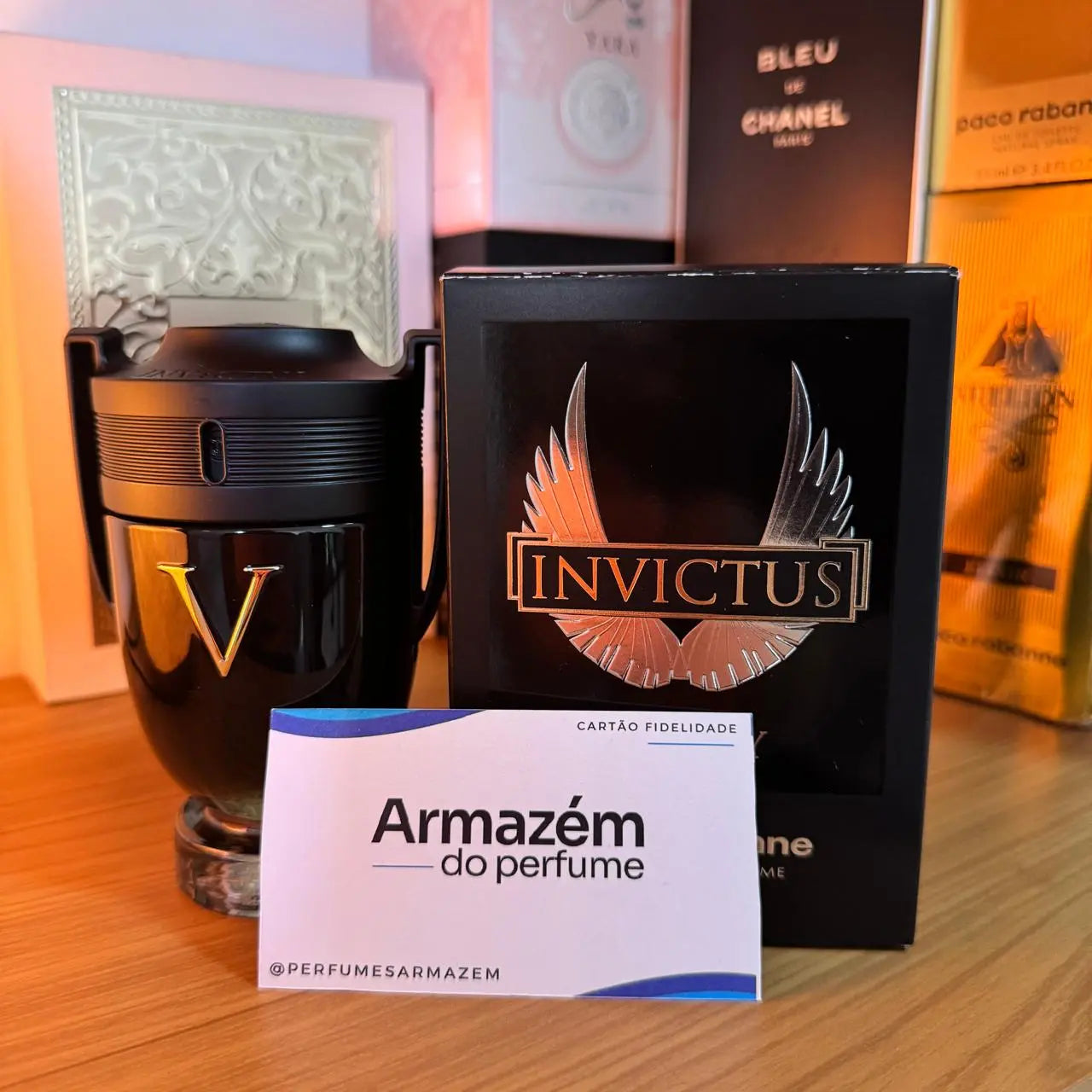 Combo 4 Perfumes Masculinos Importados (100ml) - 1 Million | 212 | Invictus | BLEU (5 Anos Armazém do Perfume)